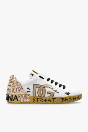 スニーカー DOLCE & GABBANA 'Portofino' sneakers White/Black White 'Portofino' sneakers Dolce & Gabbana - Vitkac Canada